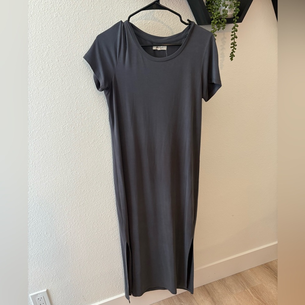 Madewell Grey T-Shirt Dress